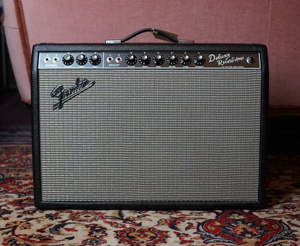 SOLD! Hand-Wired Fender '64 Custom Blackface Deluxe Reverb upgraded with vintage parts