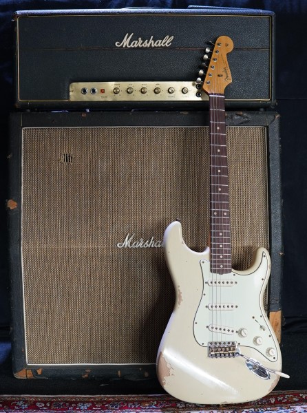 Fender Custom Shop 61 Olympic White Relic Strat